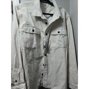 Surfside Supply Jet Stream Corduroy Jacket Men's Size XL Cream NWT